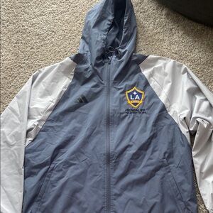 Galaxy By Harvic Gray and White Men's Jacket